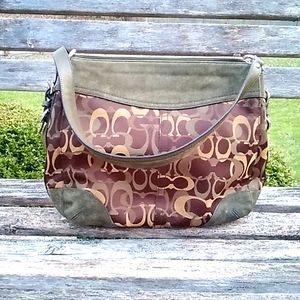 Coach Suede Trim Bag